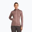 Icebreaker femei Merino 260 Quantum IV Zip Hoodie summit/blush