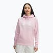 Hanorac damă Under Armour Rival Fleece Big Logo Hoody prime pink/white