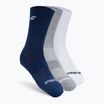 Șosete de tenis BABOLAT pachet de 3 șosete alb-gri-albastru 5UA1371