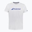Tricou pentru copii Babolat Exercise Babolat Jr white/white