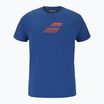 Tricou pentru bărbați Babolat Exercise Big Flag dark blue