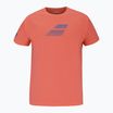 Tricou pentru bărbați Babolat Exercise Big Flag hot coral