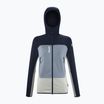 Hanorac pentru femei Millet Fusion Grid Hoodie foggy dew/saphir