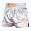 Pantaloni scurți de antrenament pentru bărbați Venum Classic Muay Thai white/gold