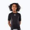 Tricou de antrenament pentru copii Venum Contender Rashguards Jr black