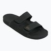 Papuci pentru bărbați Quiksilver Rivi Leather Double Adjust black 1
