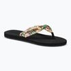 Papuci pentru femei  ROXY Paia V black/pink/soft lime