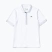 Tricou polo Lacoste pentru femei PF5179 522 alb PF5179.522.T34