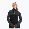Hanorac pentru femei ROXY Sayna Half Zip true black roxygram tonal
