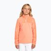 Hanorac pentru copii ROXY Whitecamp Half Zip Girl peach pink roxygram tonal