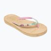 Șlapi pentru femei ROXY South Beach III green/pink