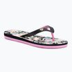 Șlapi pentru copii ROXY Tahiti VII black/pink stencil
