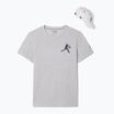 Tricou de tenis Lacoste pentru bărbați TH1044 argintiu/albastru navy