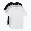 Tricou pentru bărbați Lacoste TH9010 3-bucăți white/silver chine/black