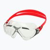 Mască de înot Aquasphere Vista white/red/clear