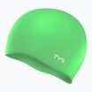 Cască de înot pentru copii TYR Wrinkle-Free Silicone apple green