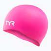 Cască de înot TYR Wrinkle Free Silicone pink