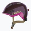 Cască de ciclism pentru copii  ABUS Smiley 3.0 ACE LED royal purple