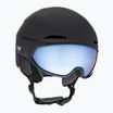 Cască de schi Alpina Oro QV Mips negru mat/albastru de gheață