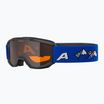 Ochelari de schi pentru copii Alpina Piney black/ blue matt/ orange