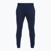 Pantaloni de fotbal pentru bărbați Capelli Basics Adult Tapered French Terry pentru bărbați, bleumarin/alb