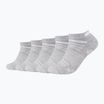 Șosete Skechers Mesh Ventilation Sneaker 5 pairs fog melange