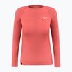 Longsleeve termoactiv pentru femei Salewa Zebru Med Warm AMR fluo coral