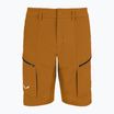 Pantaloni scurți de trekking pentru bărbați Salewa Puez DST Cargo golden brown