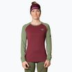 DYNAFIT Alpine Pro burgundy running longsleeve pentru femei