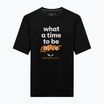 Bărbați Salewa Eagle Outside Loose negru afară T-shirt