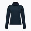 Tricou de trekking pentru femei Salewa Puez Sun Hoodie navy blazer