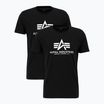 Tricou pentru bărbați Alpha Industries Basic T 2 szt. black