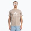 Tricou pentru bărbați  Alpha Industries Basic vintage sand