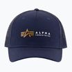 Șapcă pentru bărbați Alpha Industries Label Trucker rep.blue