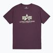 Tricou pentru bărbați Alpha Industries Basic plum