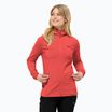 Bluză pentru femei Jack Wolfskin Baiselberg Hooded FZ vibrant red