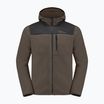 Hanorac pentru bărbați Jack Wolfskin Kammweg Pile Fz cold coffee