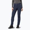 Pantaloni softshell pentru feme Jack Wolfskin Geigelstein Slim night blue