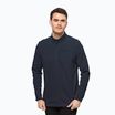 Jack Wolfskin bluză de bărbați Taunus HZ fleece sweatshirt albastru marin 1709522_1010_002