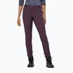 Jack Wolfskin pantaloni de damă din softshell Geigelstein Slim burgundy 1507741