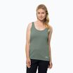 Tricou de trekking pentru femei Jack Wolfskin Pack & Go Tank verde 1807283