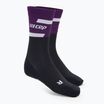 Șosete compresive de alergat pentru bărbați CEP 4.0 Mid Cut violet/black