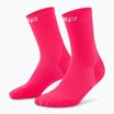 Șosete compresive pentru femei CEP Run Mid Cut 5.0 pink