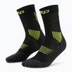 Șosete compresive pentru femei CEP Run Mid Cut 5.0 black/lime