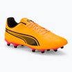 Încălțăminte de fotbal PUMA King Match Fg/Ag sun stream/puma black/sunset glow