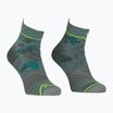 Șosete de trekking pentru bărbați ORTOVOX Alpine Light Quarter gri 5489100003