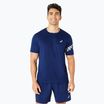 Tricou de alergare pentru bărbați ASICS Icon Top blue expanse/brich