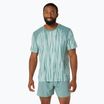 Tricou de alergare pentru bărbați ASICS Road All Over Print Top light celadon/celadon