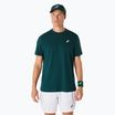 ASICS tricou de tenis pentru bărbați Court Top verde saxon