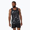 Tank top de alergare pentru bărbați ASICS  Road All Over Print Singlet performance black